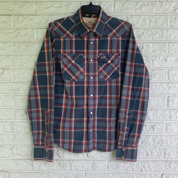 Western Snap Button Up Shirt in Plaid - Picture 1 of 3